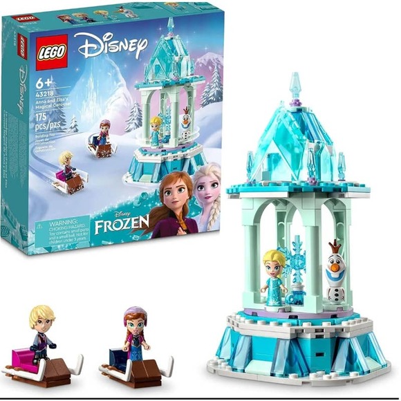 New LEGO Disney Princess Anna And Elsa's Magical Carousel -Frozen - Picture 1 of 8